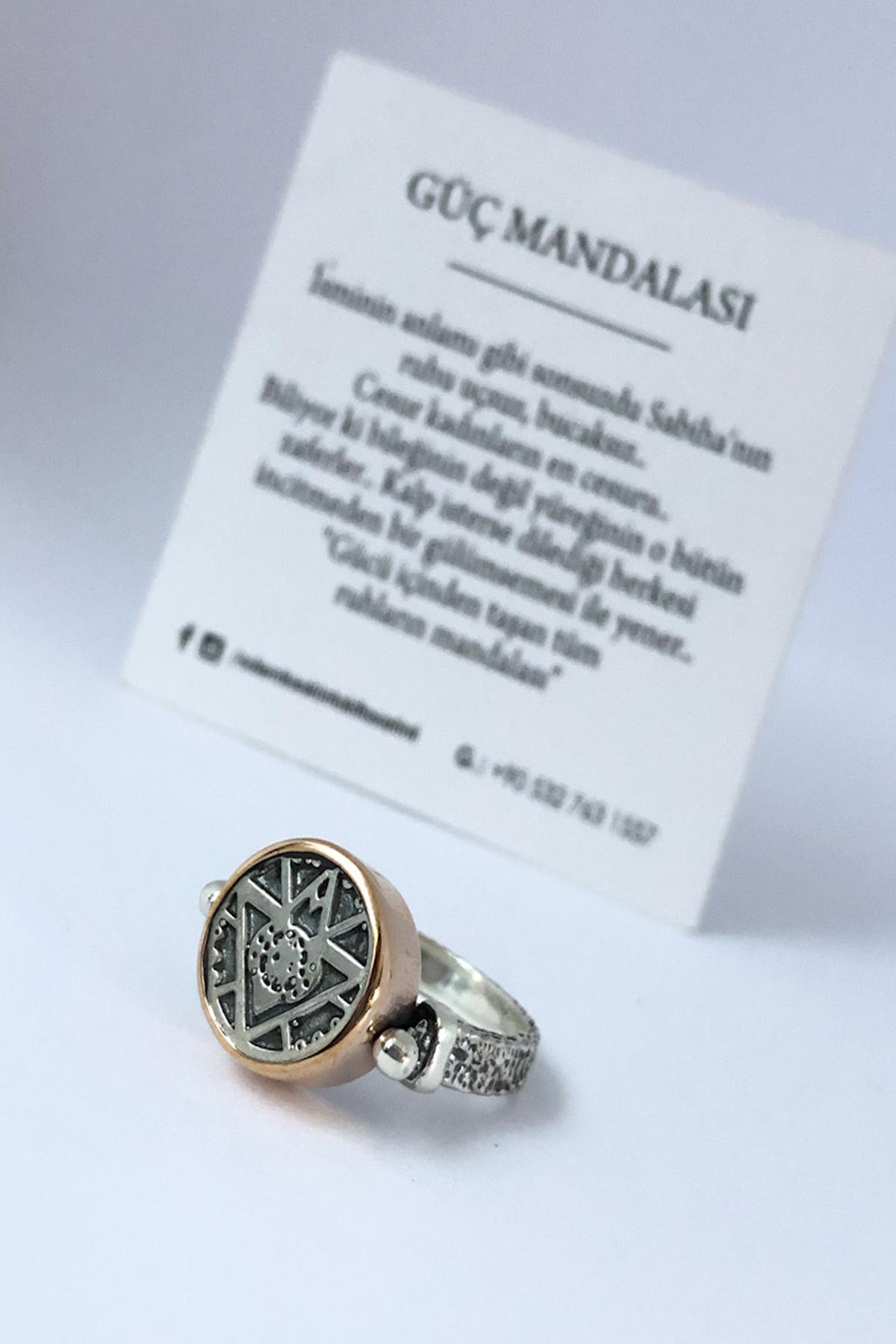 Otantik Oksitli Güç Mandalası Yüzük