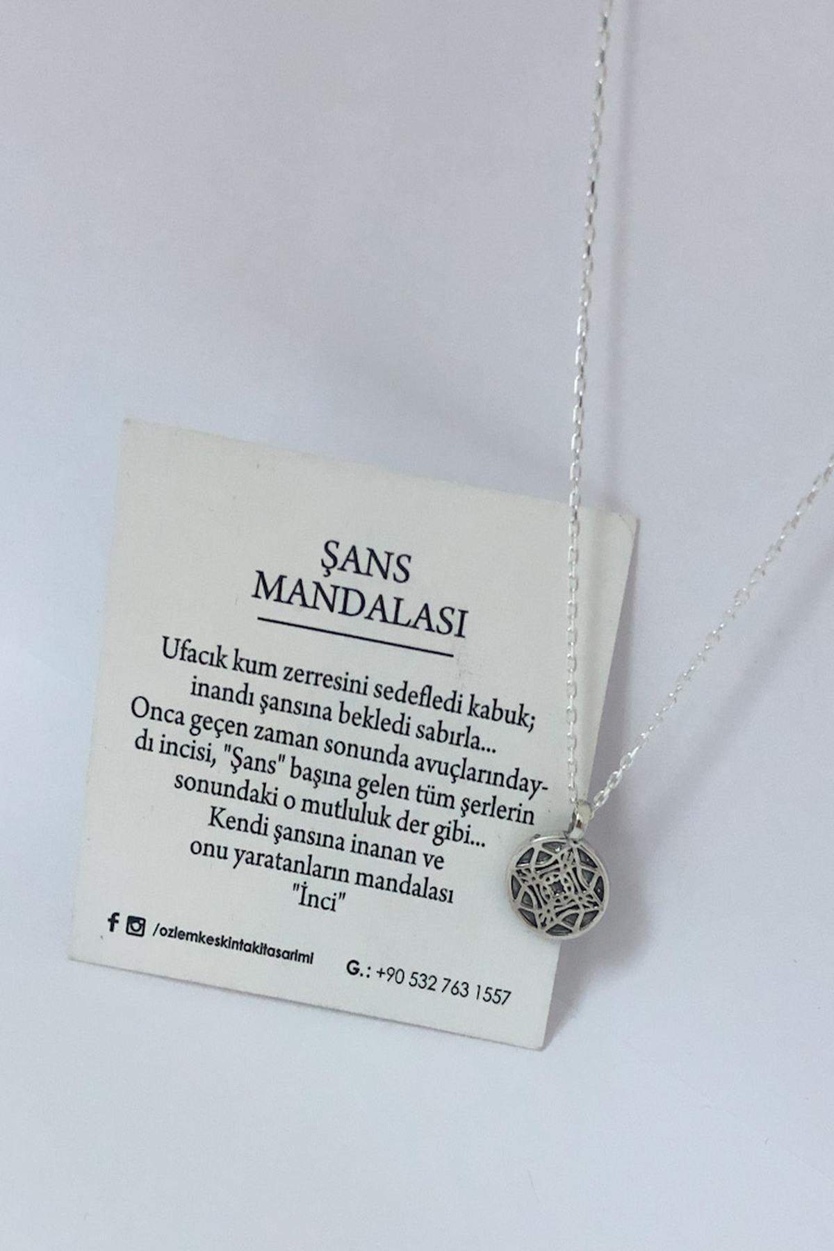 Şans Mandalası Mini Kolye