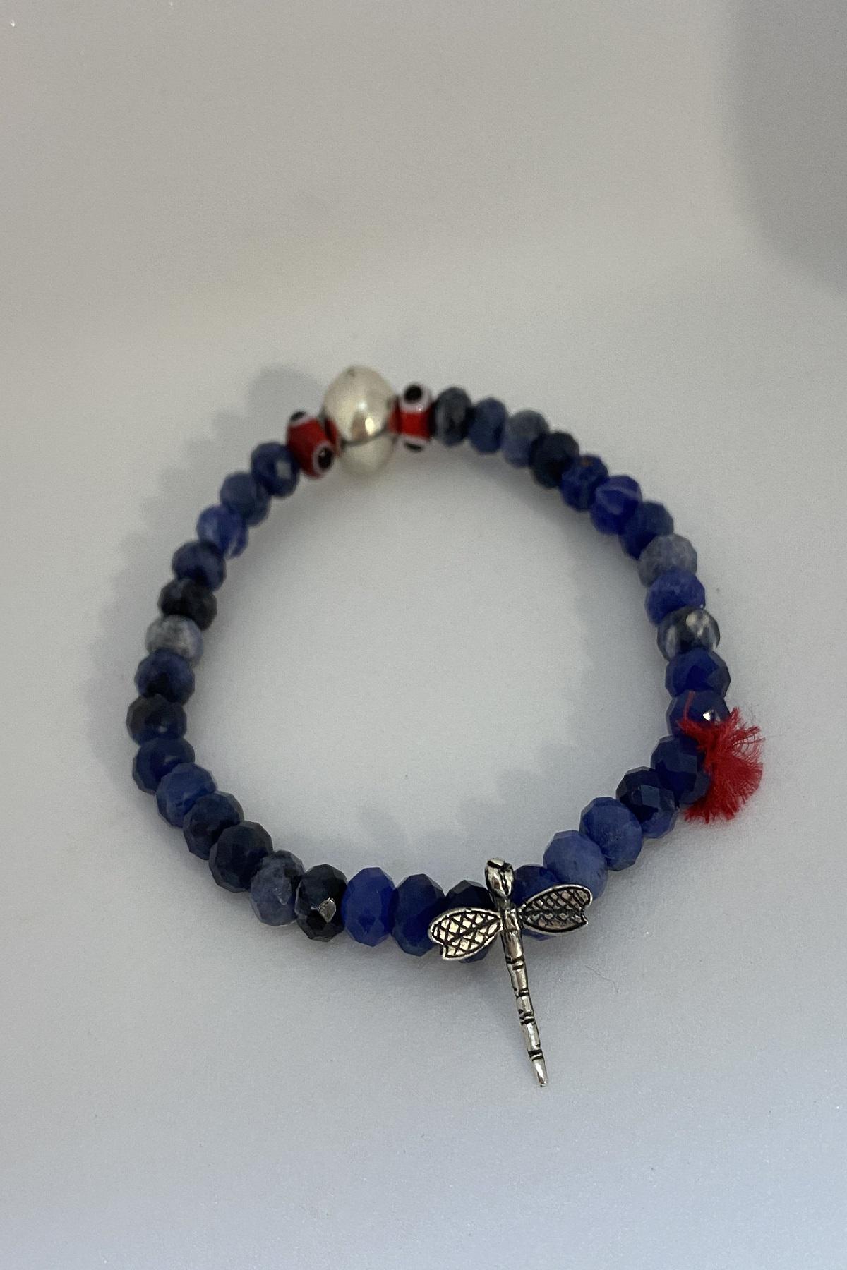 Sodalite Taşlı Yusufçuk Bileklik